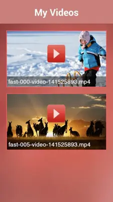 Fast Video Maker android App screenshot 0